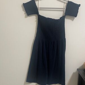 Juicy Couture Navy Off-Shoulder Mini Dress